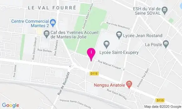 Localisation Marie Therese Mendes