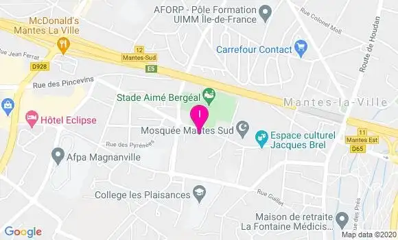 Localisation Cindy Dollin