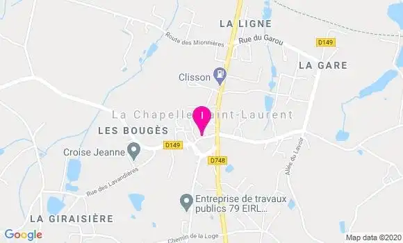 Localisation Murielle Micheneau