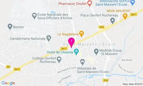 Localisation Catherine Lac Pouvreau