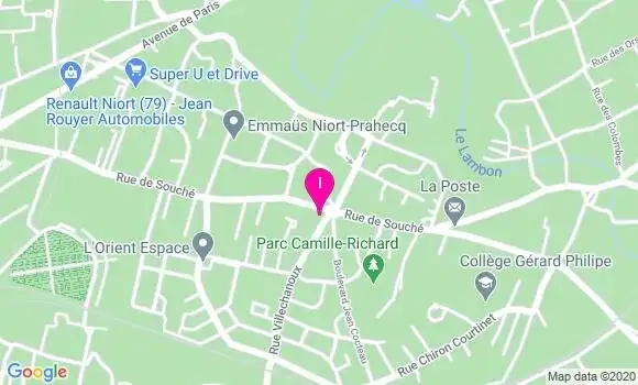 Localisation Pauline Grelet