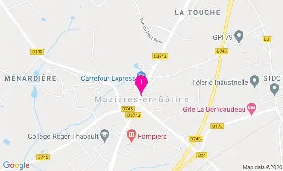 Localisation Carole Pineau