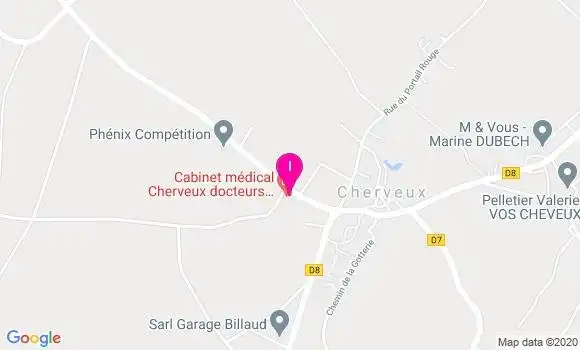 Localisation Nadege Pintaud