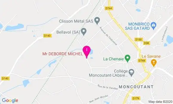 Localisation Jean Yves Bonnin