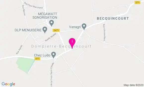 Localisation Claudine Laurence