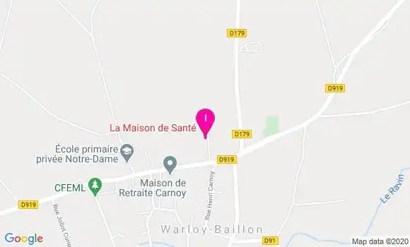 Localisation Odile Marcelle