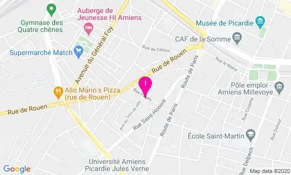 Localisation Elise Holleville
