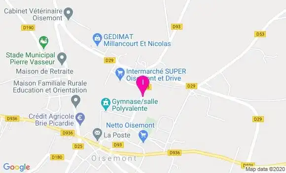 Localisation Aurore Lejeune
