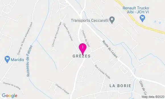 Localisation Sonia Bories