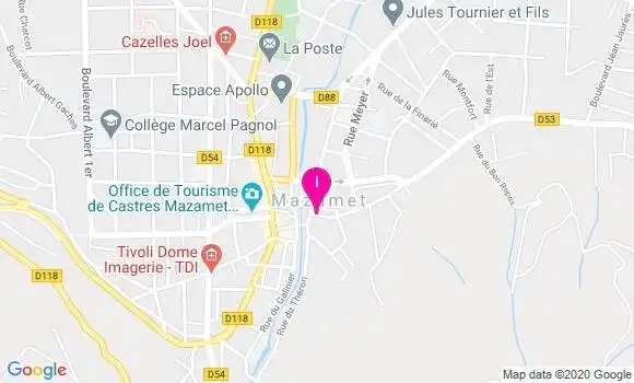 Localisation Amandine Benderdouch