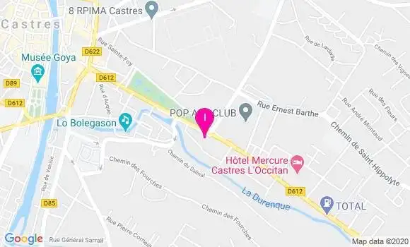 Localisation Virginie Borao