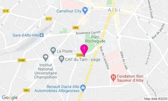 Localisation Anne Belieres Mazars