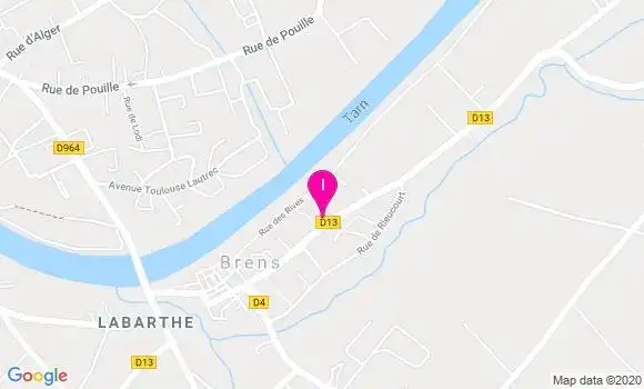 Localisation Yvette Bonnefoi