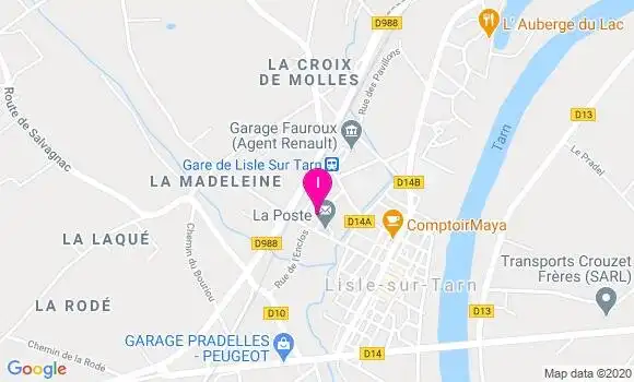 Localisation Nathalie Aubry