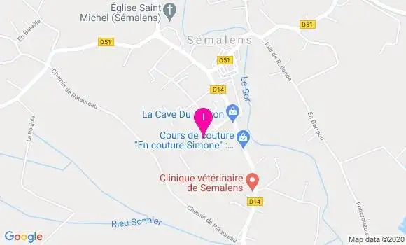 Localisation Christine Calmet