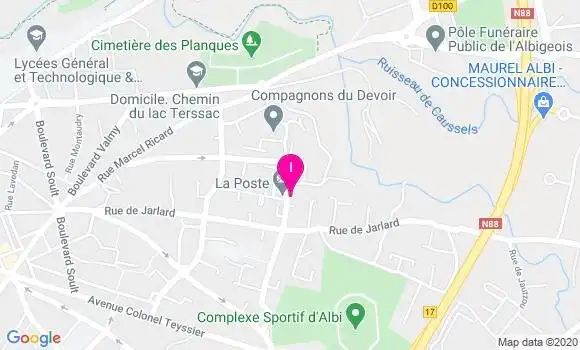 Localisation Nathalie Cavailles