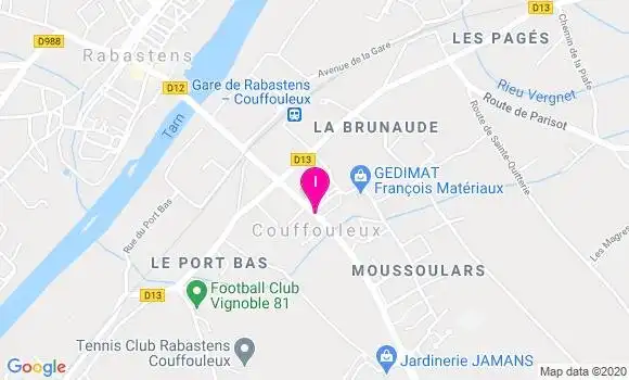 Localisation Marie Pierre Soulayrac