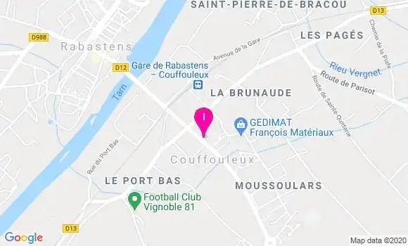 Localisation Carole Guimpied