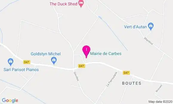 Localisation Emilie Delpas