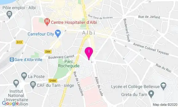 Localisation Jacques Galinier
