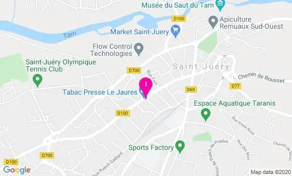 Localisation Frederic Lapeyre