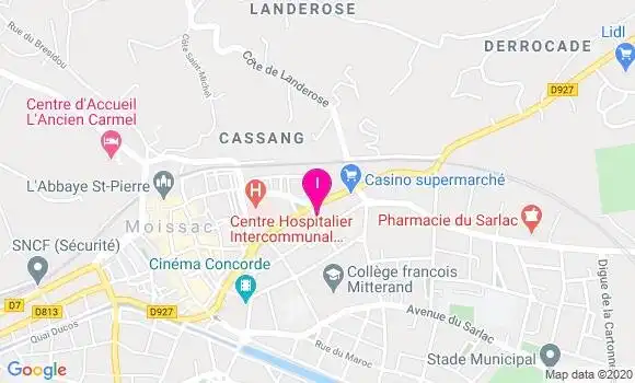 Localisation Claire Paque