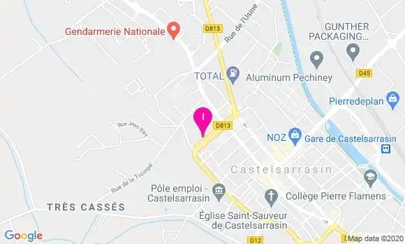 Localisation Arnaud Delcasse