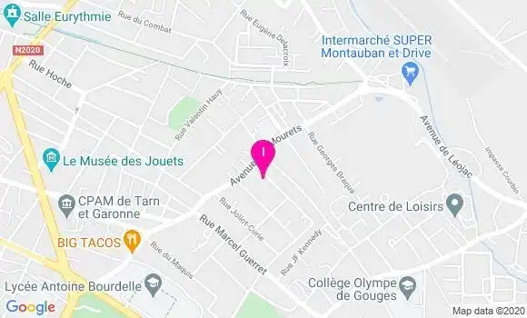 Localisation Eleonore Gare