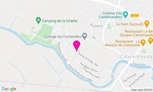 Localisation Nadine Melet Lefort