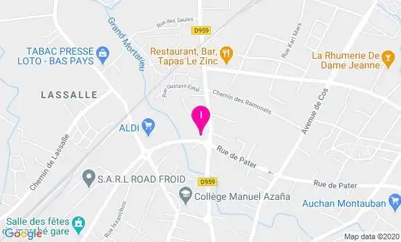 Localisation Benedicte Pages