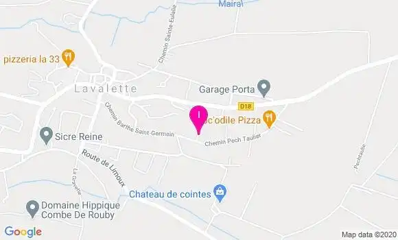 Localisation Isabelle Celette