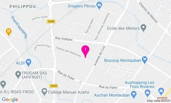 Localisation Vincent Rebiere