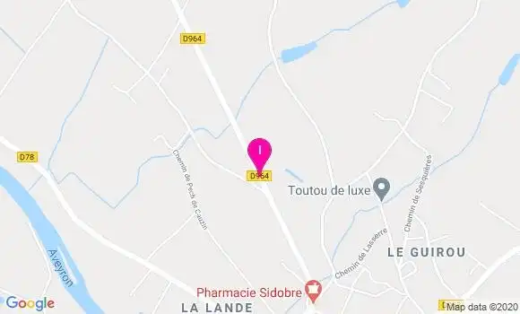 Localisation Yannick Lafage