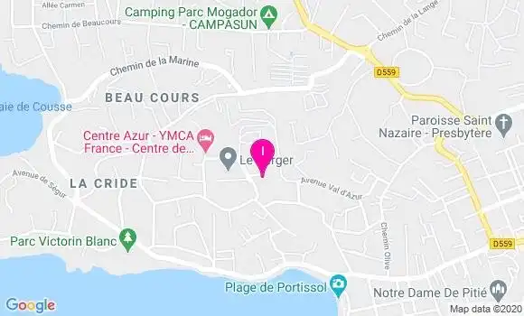 Localisation Amina Bouharhoura