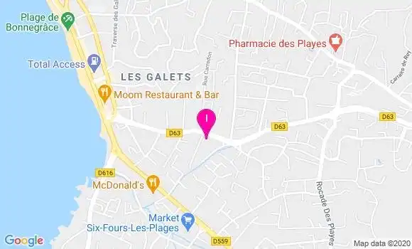Localisation Agnes Bourgeon