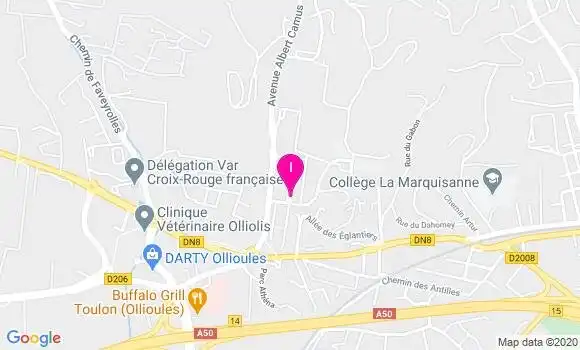 Localisation Francoise Betthaeuser