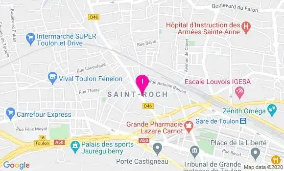 Localisation Eve Debuc