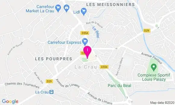 Localisation Edith Bordeau