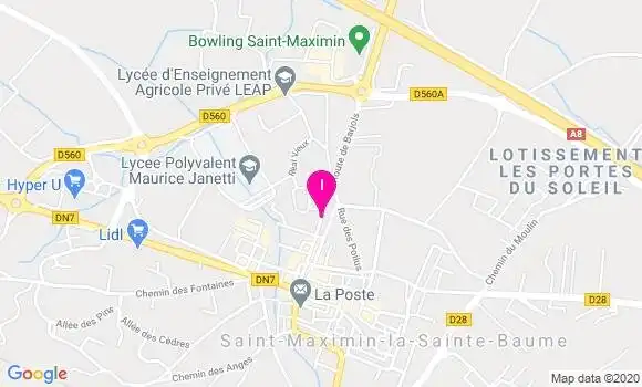 Localisation Sandrine Biscaldi