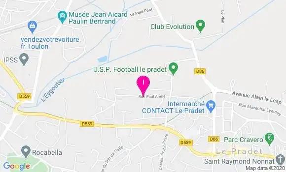 Localisation Edith Farenc