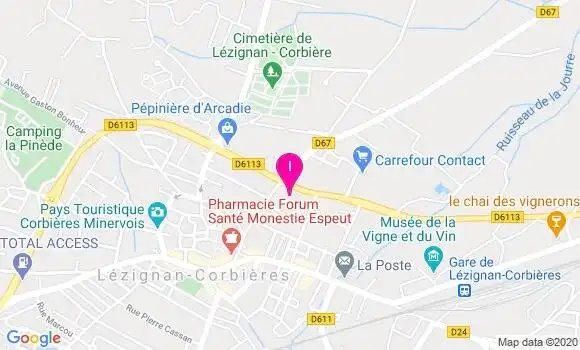 Localisation Clarisse Cornet