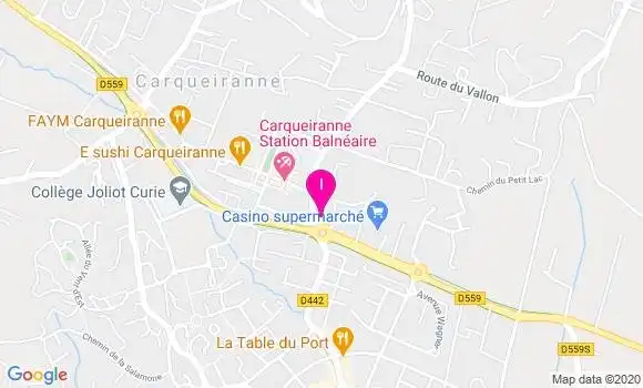 Localisation Evelyne Fuentes