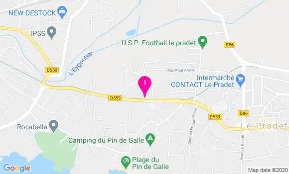 Localisation Martine Faurat