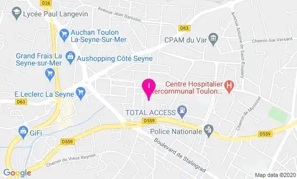 Localisation Christine Chautard Sarrat