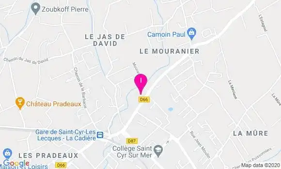 Localisation Adeline Hivet