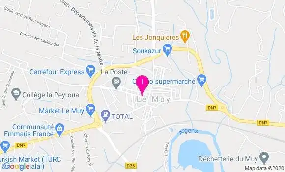 Localisation Audrey Dijoux Delpech