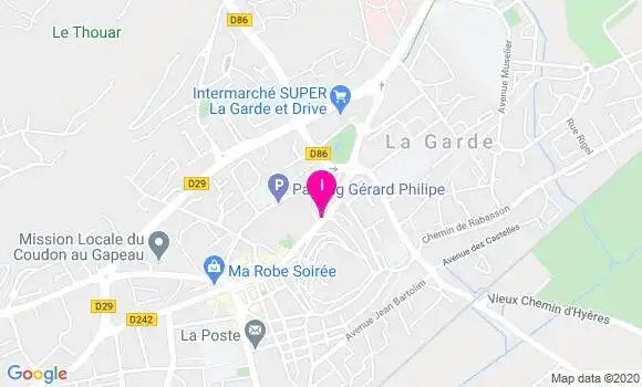 Localisation Julia Peironet