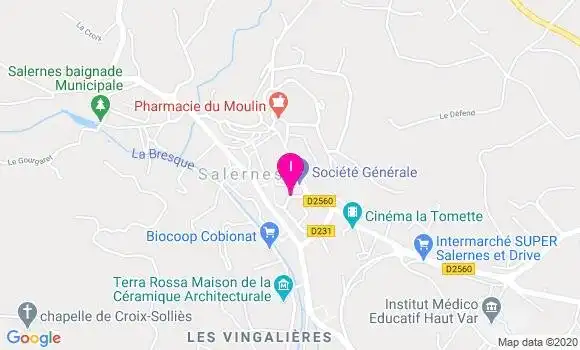 Localisation Cindy Pugliese