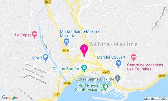 Localisation Caroline Saint Yves