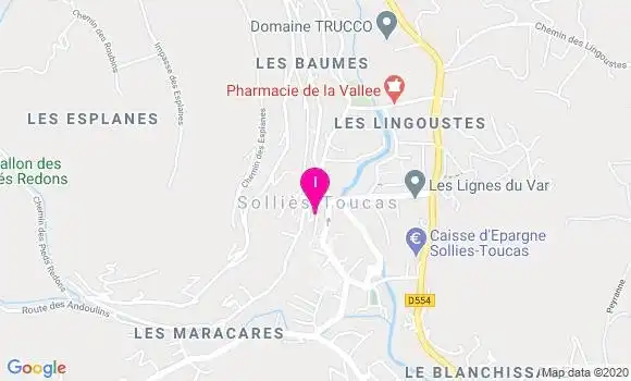 Localisation Muriel Valenti